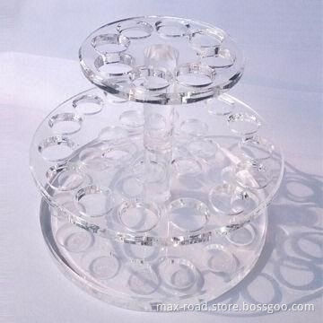 Acrylic electronic cigarette display rack for starter kit, battery, atomizer, OEM available
